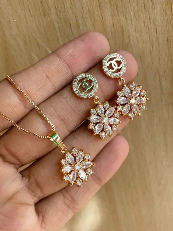 New Zircon Stone Set