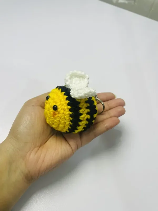 Honeybee keychain