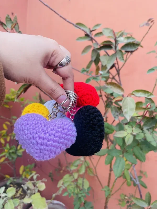 Heart keychain