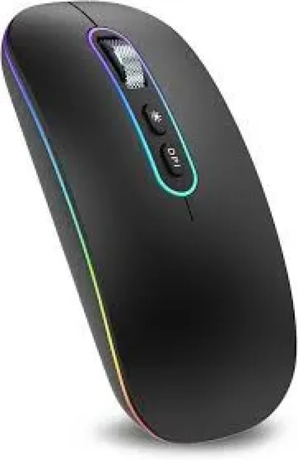 Ergonomic T2 2.4G Rechargeable Gaming Mouse Wireless Mouse For PC TV Laptop Adjustable DPI 2.4G Wireless Mouse Computer Office Optical Mice 1600 DPi