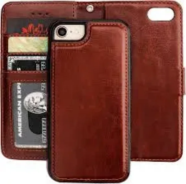 iPhone 8 Wallet, iPhone SE Wallet Case 2020, iPhone SE Wallet 2022, iPhone 7 Flip Wallet Case, PU Leather Kickstand Card Holder Protective Cover for iPhone 7/8/iPhone SE 2nd 3rd Gen