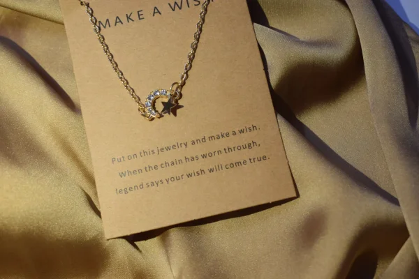 Moon and Star pendant