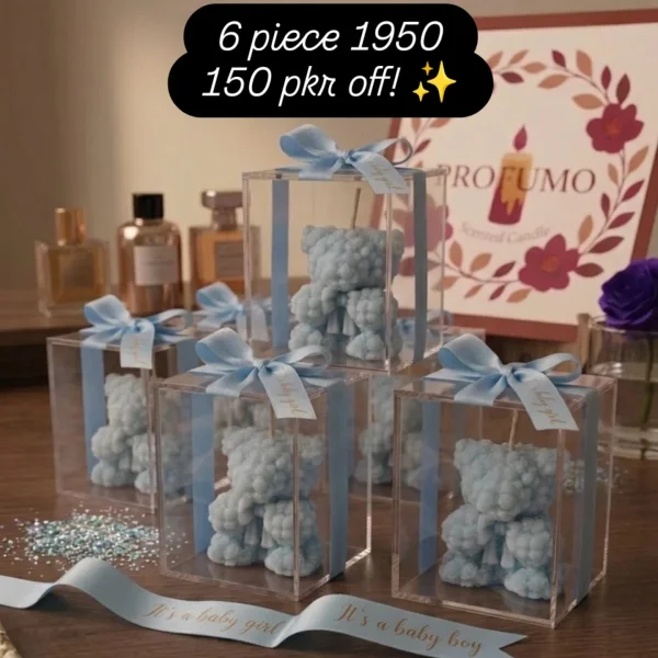 Bear scented candles specially for event gifting,with gifting packaging