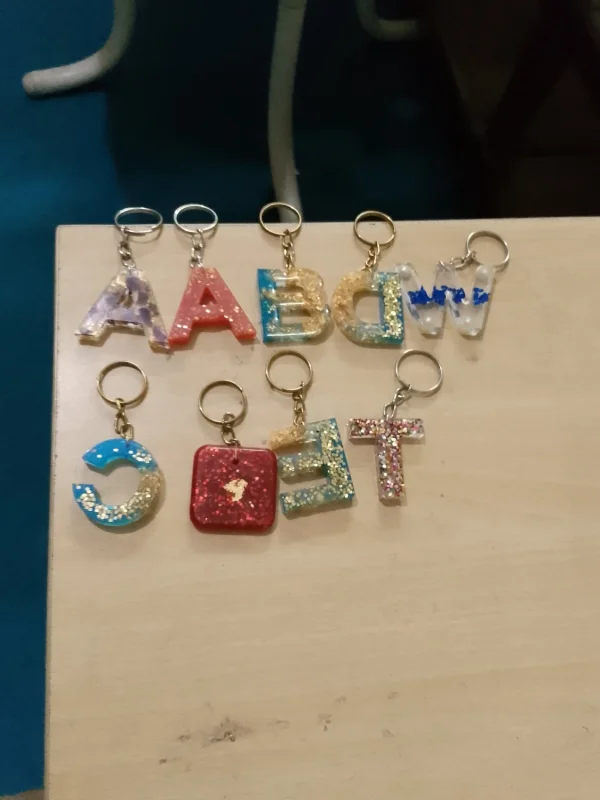 Resin key chains