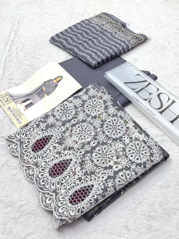 Zeesh Lawn Cutwork Eid Collection