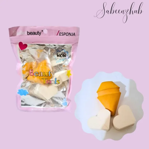 Beauty Puff pack of 03 cute sponges