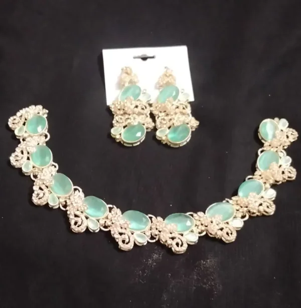 Mint Green Zircon Set