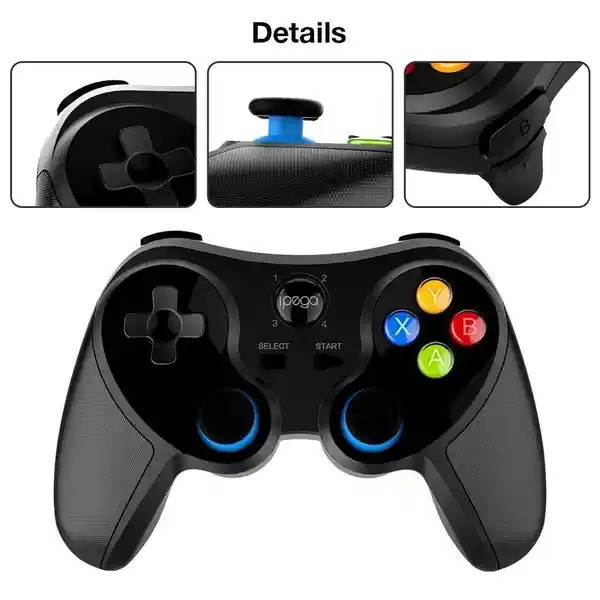 Ipega PG-9078 Game Controller Wireless Gamepad Joystick for iOS Android Tablet Phone PC laptop Multifunction Game Accessories Bluetooth Gamepad with Removable Bracket