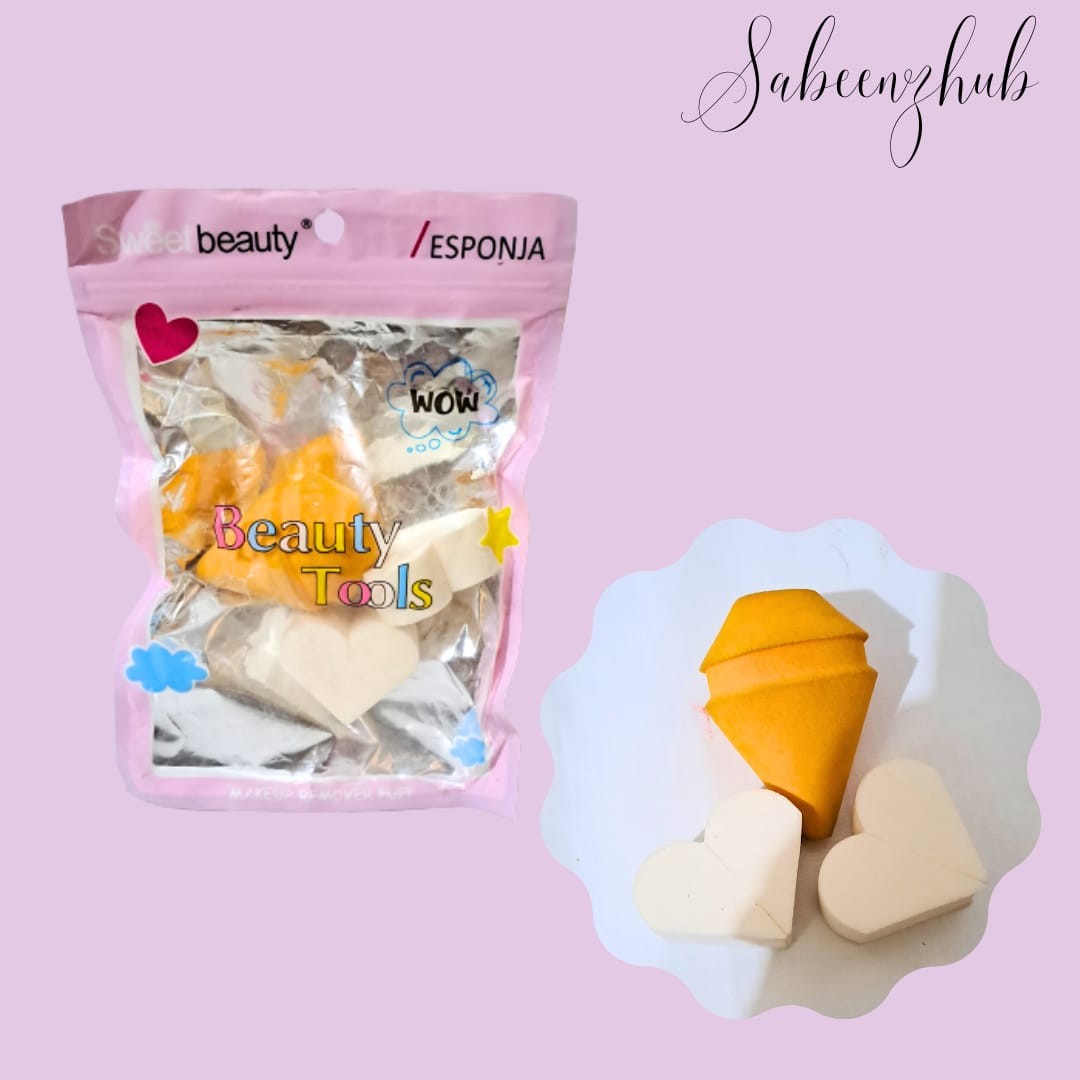 Beauty Puff pack of 03 cute sponges