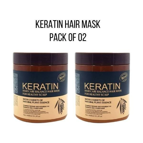 Pack of 2 Karatin Hair Mask 500ml