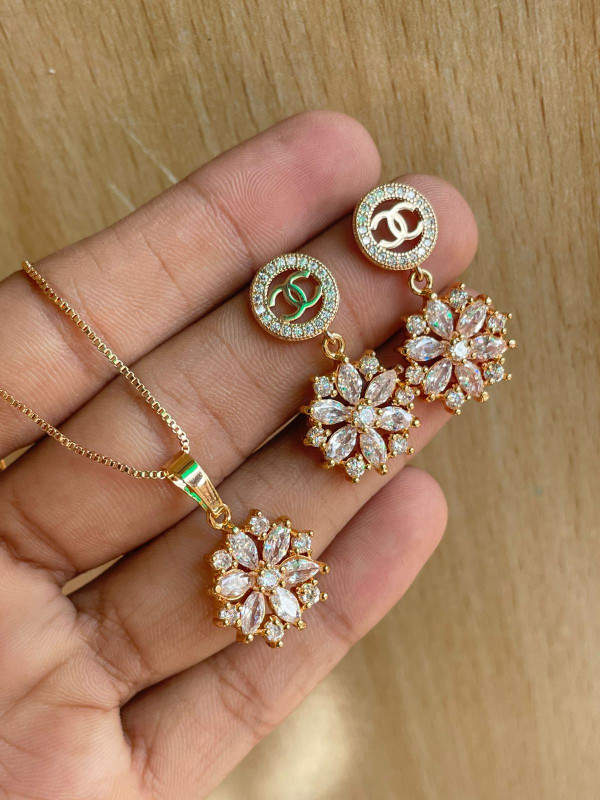 New Zircon Stone Set