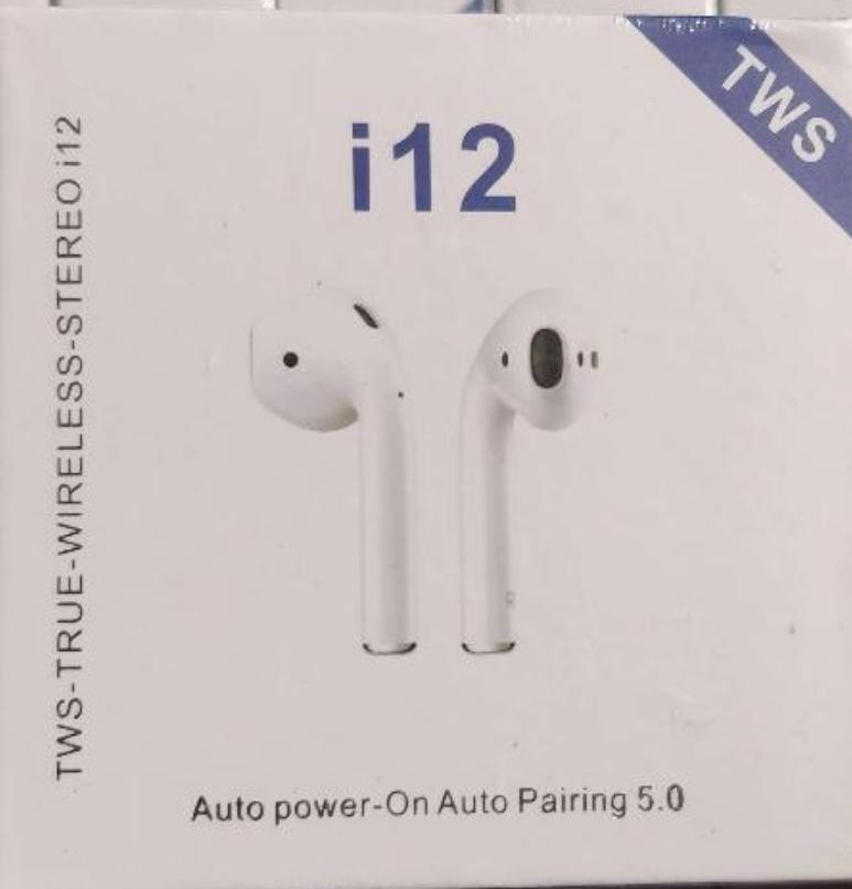 I12 Eairpods whit
