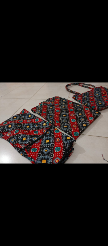 Stitched shirt trouser with bag