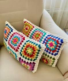 Handmade Crochet Cushion Cover