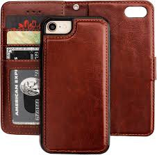 iPhone 8 Wallet, iPhone SE Wallet Case 2020, iPhone SE Wallet 2022, iPhone 7 Flip Wallet Case, PU Leather Kickstand Card Holder Protective Cover for iPhone 7/8/iPhone SE 2nd 3rd Gen