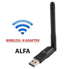 Alfa 300mbps USB Wireless n Adapter / Wifi Dongle 802.11n WiFi 2.4GHz – WLAN Wireless USB Adapter