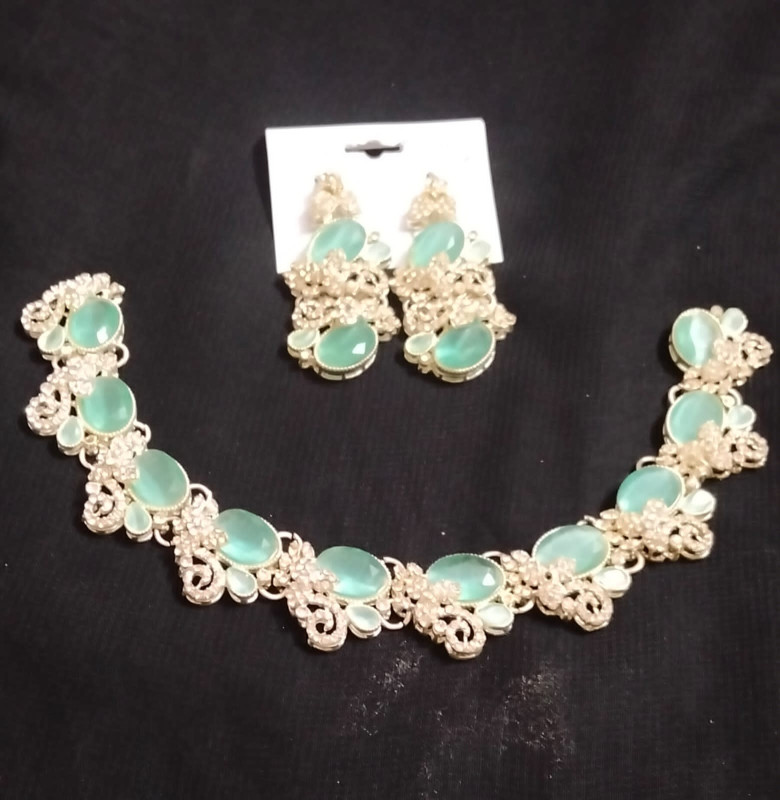 Mint Green Zircon Set