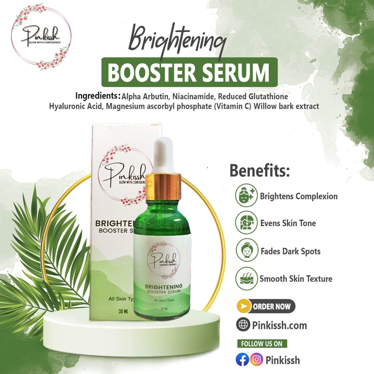 Brightening booster serum