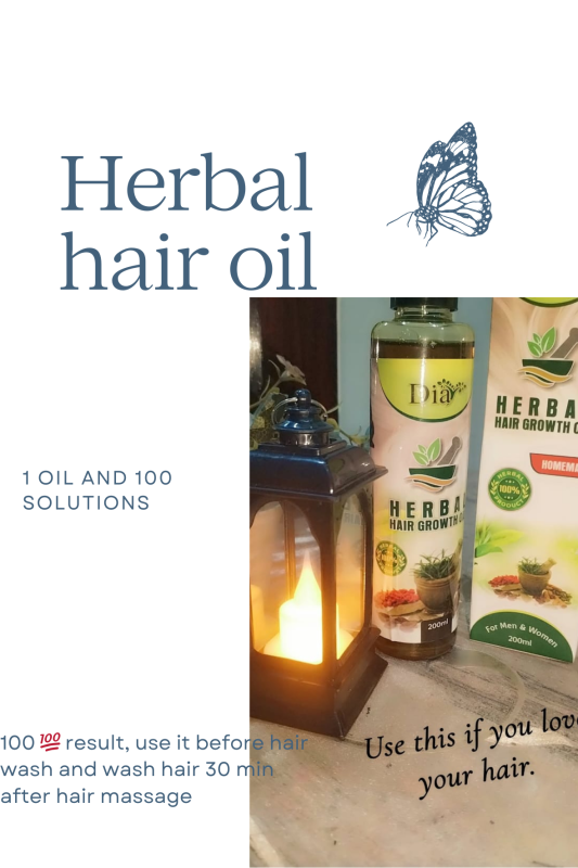 Herbal hair oil