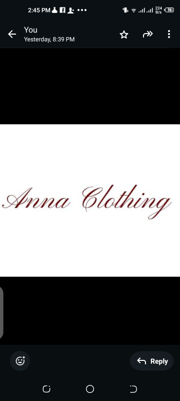 Anna. Clothing