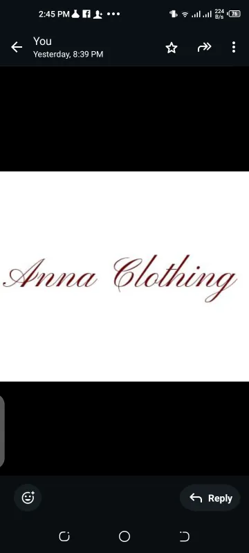 Anna. Clothing