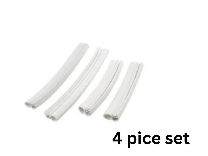 Car Rubber Door Guards WHITE – Car Doors Edge Protectors – 4 Pcs