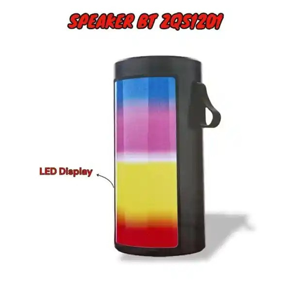 NEW MUSIC SPEAKER ZQS-1201 Linkbits High Power Bluetooth Wireless Speaker Portable Speaker ZQS1201 Wireless Super Bass with Led Light Function | Bluetooth speaker / radio / USB / TF Card