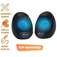 ISONLI Gaming Speaker Laptop Computer L-7070 Strong Bass With Volume Control KISONLI L 7070 MULTIMEDIA MINI LED SPEAKER