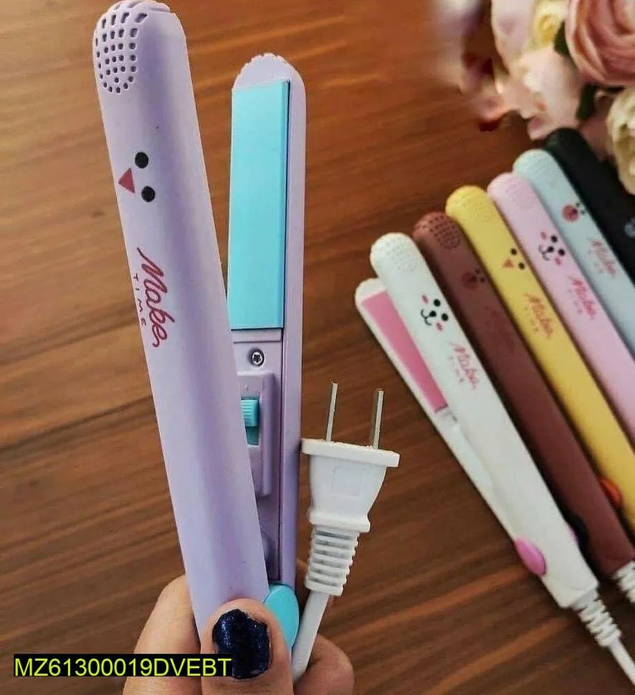 Mini portable hair straightener light weight