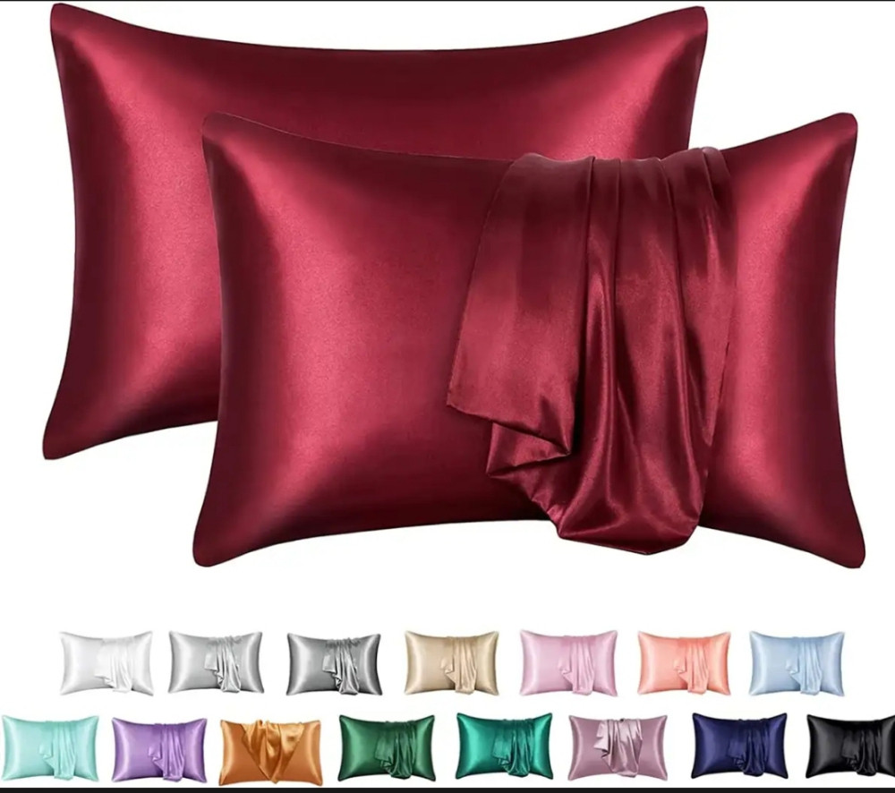 Silk pillow cover 1 piece