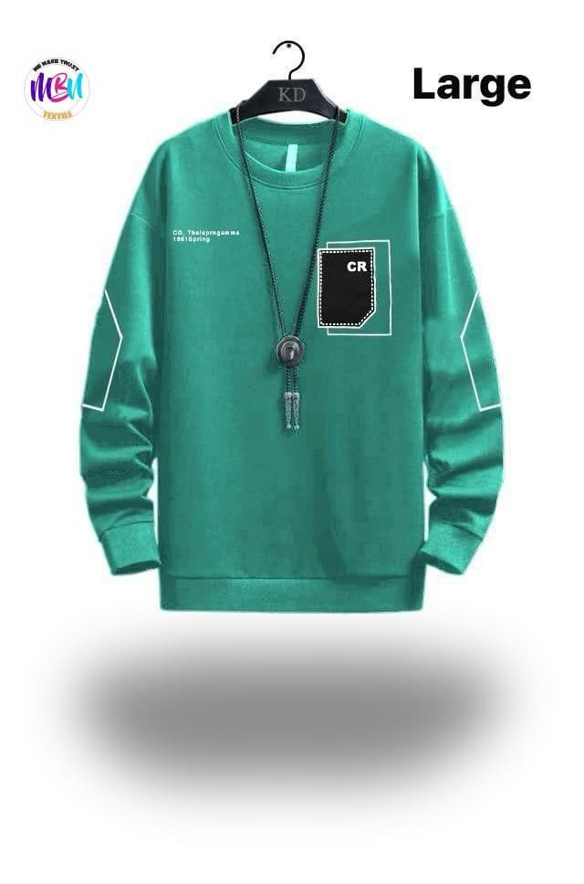 Men's  Printed Terry Sweatshirt