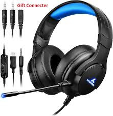 LGH568 Gaming Headset with Microphone LED Light, 3.5mm input - for PC, PS4, Xbox One, Nintendo Switch and more - LYCANDER Gaming Headset with Microphone LED Light, 3.5mm input - for PC, PS4, Xbox One,