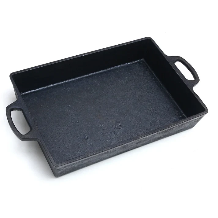 Casserole 13 x 9 Inches, Cast Iron Krucible Kitchen Seasoned