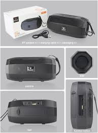 Kisonli Portable Kisonli S9 Stereo Speaker-Hug Battery Capacity of 1200mAh 5-6h-FM-TF Card-USB-AUX | COMPUTER, HOME THEATRE, Karaoke Player, Mobile Phone, Portable Audio Player, Stage