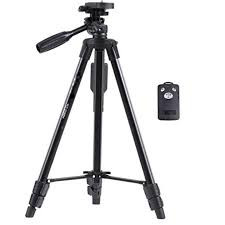 Yunteng VCT-5208 Selfie Tripod with Bluetooth Remote for Smartphones and DSLR Camera Live Streaming