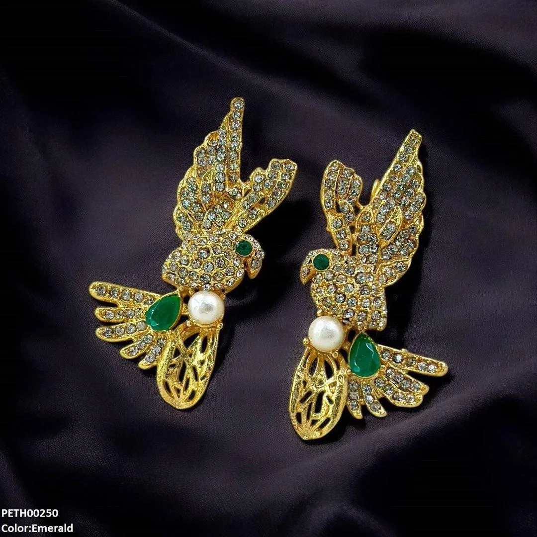 Gold plated Sparrow earrings
