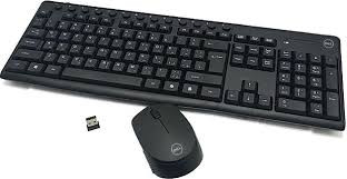 Wireless Keyboard and Mouse Set Dell_ KM816 Wireless Keyboard And Mouse Combo plug And Play