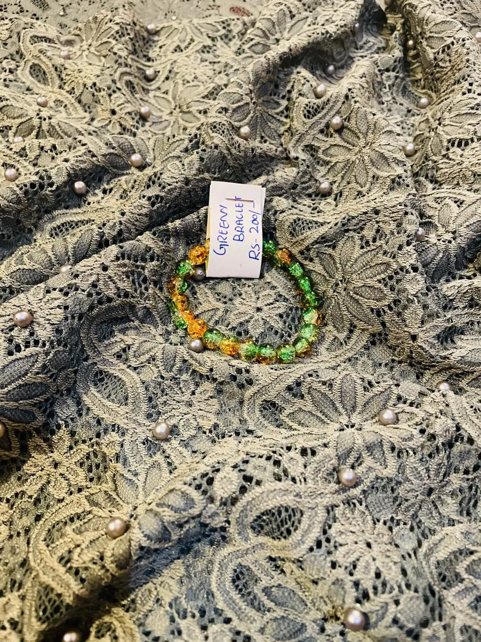 Marble beaded bracelets