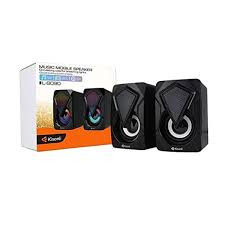 Kisonli L9090 Colorful RGB Lights USB Wired Computer Speakers Deep Bass Sound Speaker For PC Laptop Kisonli L-9090 Colorful Computer Speakers
